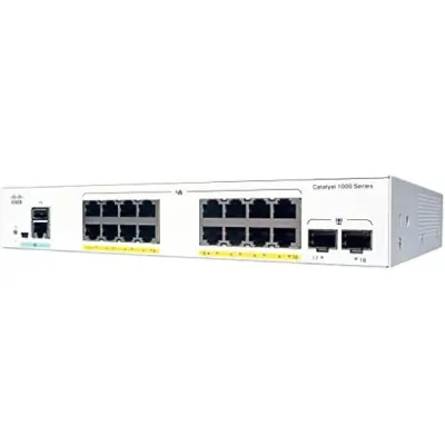Cisco Catalyst C1000-16T-2G-L 16-Port Gigabit Managed Switch with 2×1G SFP Uplink Ports Cisco Catalyst C1000-16T-2G-L 16-Port Gigabit Managed Switch with 2×1G SFP Uplink Ports