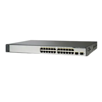 Cisco Catalyst 3750V2 24-Port Fast Ethernet Enhanced Managed Switch with 2 Gigabit SFP Uplinks