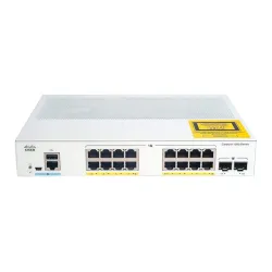 Cisco Catalyst C1000-16P-2G-L 16-Port Gigabit PoE+ Managed Switch with 2×1G SFP Uplink Ports Cisco Catalyst C1000-16P-2G-L 16-Port Gigabit PoE+ Managed Switch with 2×1G SFP Uplink Ports