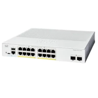 Cisco Catalyst C1200-16P-2G Managed Switch | 16-Port Gigabit PoE+ | 2 x 1G SFP Uplinks | Layer 2 Smart Network Switch | Enterprise Ethernet Switch Cisco Catalyst C1200-16P-2G Managed Switch | 16-Port Gigabit PoE+ | 2 x 1G SFP Uplinks | Layer 2 Smart Network Switch | Enterprise Ethernet Switch