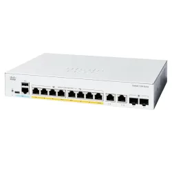 Cisco Catalyst C1200-8P-E-2G Managed Switch | 8-Port Gigabit PoE+ | 2 x 1G SFP Uplinks | Layer 2 Smart Network Switch | Enterprise Ethernet Switch Cisco Catalyst C1200-8P-E-2G Managed Switch | 8-Port Gigabit PoE+ | 2 x 1G SFP Uplinks | Layer 2 Smart Network Switch | Enterprise Ethernet Switch