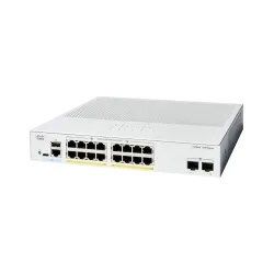 Cisco Business C1300-16P-2G 16-Port Gigabit PoE+ Managed Switch with 2×1G SFP Uplink Ports Cisco Business C1300-16P-2G 16-Port Gigabit PoE+ Managed Switch with 2×1G SFP Uplink Ports