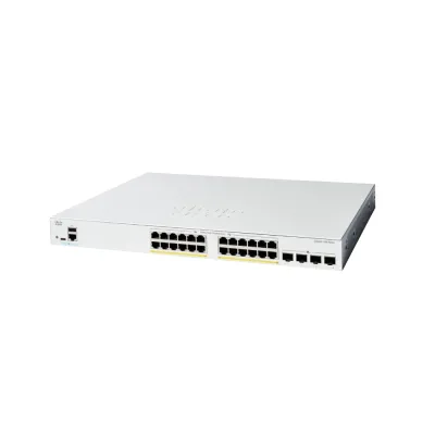 Cisco Catalyst C1300-24FP-4X Managed Switch | 24-Port Gigabit PoE+ Layer 3 Switch | Full PoE+ Power Support | 4×10G SFP+ Uplink Ports Cisco Catalyst C1300-24FP-4X Managed Switch | 24-Port Gigabit PoE+ Layer 3 Switch | Full PoE+ Power Support | 4×10G SFP+ Uplink Ports