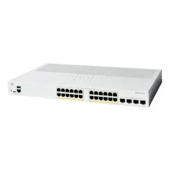 Cisco Catalyst C1300-24P-4G 24-Port Gigabit PoE+ Managed Switch with 4x SFP Uplink Ports Cisco Catalyst C1300-24P-4G 24-Port Gigabit PoE+ Managed Switch with 4x SFP Uplink Ports