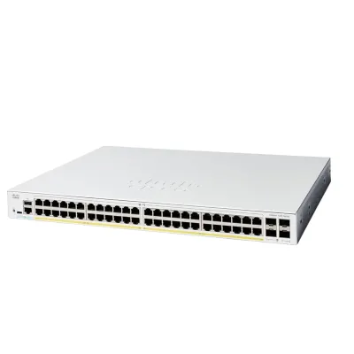 Cisco Catalyst C1300-48FP-4X Managed Switch | 48-Port Gigabit PoE+ Switch with 4×10G SFP+ Uplinks | Layer 3 Network Switch Cisco Catalyst C1300-48FP-4X Managed Switch | 48-Port Gigabit PoE+ Switch with 4×10G SFP+ Uplinks | Layer 3 Network Switch