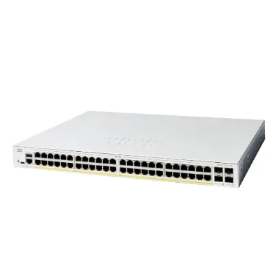 Cisco Catalyst C1300-48P-4X 48-Port Gigabit PoE+ Managed Switch | 4×10G SFP+ Uplinks | Layer 3 Cisco Catalyst C1300-48P-4X 48-Port Gigabit PoE+ Managed Switch | 4×10G SFP+ Uplinks | Layer 3