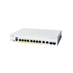 Cisco Catalyst C1300-8P-E-2G Switch | 8-Port Gigabit PoE+ Managed Switch with 2×1G SFP Uplink Ports | Layer 2 Enhanced LAN Access Switch
