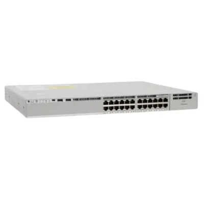 Cisco Catalyst C9200-24P-E Managed Switch | 24-Port Gigabit PoE+ | 4 x 1G Network Module Uplinks | Layer 3 Enterprise Switch | Network Essentials | Rack Mount | Refurbished Cisco Catalyst C9200-24P-E Managed Switch | 24-Port Gigabit PoE+ | 4 x 1G Network Module Uplinks | Layer 3 Enterprise Switch | Network Essentials | Rack Mount | Refurbished