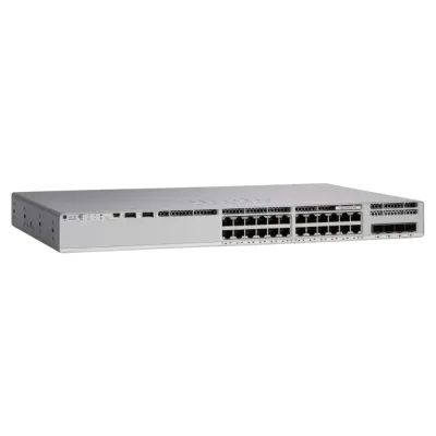 Cisco Catalyst C9200-24PB-A Switch | 24-Port Gigabit PoE+ | 4 x 10G SFP+ Uplinks | Layer 3 Managed Enterprise Network Switch Cisco Catalyst C9200-24PB-A Switch | 24-Port Gigabit PoE+ | 4 x 10G SFP+ Uplinks | Layer 3 Managed Enterprise Network Switch
