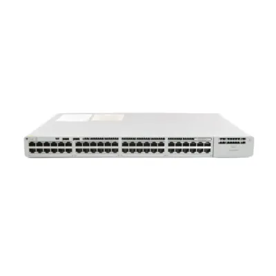 Cisco Catalyst C9200-48PL-E Switch | 48-Port Gigabit PoE+ Managed Switch | Layer 3 Enterprise Network Switch | 740W PoE Budget | 4×1G SFP Uplink Ports Cisco Catalyst C9200-48PL-E Switch | 48-Port Gigabit PoE+ Managed Switch | Layer 3 Enterprise Network Switch | 740W PoE Budget | 4×1G SFP Uplink Ports