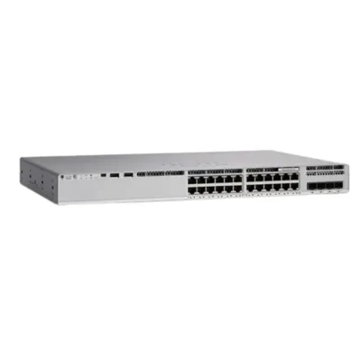 Cisco Catalyst C9300L-24P-4X-A Switch | 24-Port Gigabit PoE+ Managed Switch | 4×10G SFP+ Uplinks | Layer 3 Stackable Network Switch Cisco Catalyst C9300L-24P-4X-A Switch | 24-Port Gigabit PoE+ Managed Switch | 4×10G SFP+ Uplinks | Layer 3 Stackable Network Switch