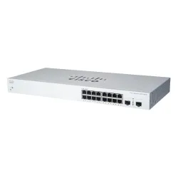 Cisco CBS220-16P-2G-NA 16-Port Gigabit PoE+ Smart Managed Switch with 2×1G SFP Uplink Ports Cisco CBS220-16P-2G-NA 16-Port Gigabit PoE+ Smart Managed Switch with 2×1G SFP Uplink Ports