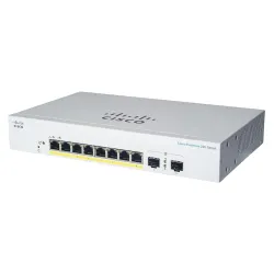 Cisco CBS220-8P-E-2G-NA Business 220 Series 8-Port Gigabit Smart Managed PoE+ Switch with 2×GE Uplink Ports Cisco CBS220-8P-E-2G-NA Business 220 Series 8-Port Gigabit Smart Managed PoE+ Switch with 2×GE Uplink Ports