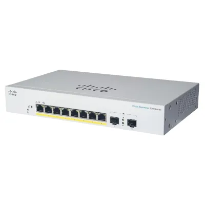 Cisco CBS220-8T-E-2G-NA Business 220 Series 8-Port Gigabit Smart Managed Switch with 2×GE Uplink Ports Cisco CBS220-8T-E-2G-NA Business 220 Series 8-Port Gigabit Smart Managed Switch with 2×GE Uplink Ports
