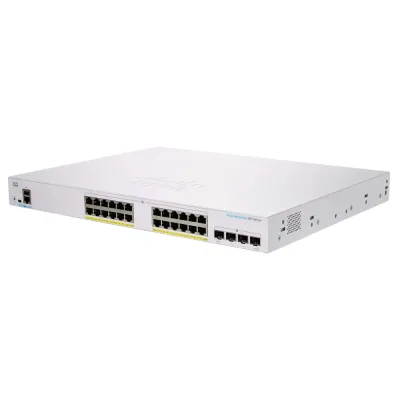 Cisco Business CBS350-24FP-4X Managed Switch | 24-Port Gigabit PoE+ Switch with 370W Power Budget | 4×10G SFP+ Uplink Ports | Layer 3 Static Routing Network Switch Cisco Business CBS350-24FP-4X Managed Switch | 24-Port Gigabit PoE+ Switch with 370W Power Budget | 4×10G SFP+ Uplink Ports | Layer 3 Static Routing Network Switch