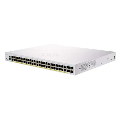 Cisco CBS350-48P-4G | 48-Port Gigabit PoE+ Managed Switch with 4 × Gigabit Uplink Ports | CBS350 Series Cisco CBS350-48P-4G | 48-Port Gigabit PoE+ Managed Switch with 4 × Gigabit Uplink Ports | CBS350 Series