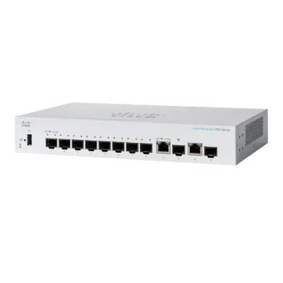 Cisco CBS350-8T-E-2G-NA 8-Port Gigabit Managed Switch with 2×1G SFP Uplink Ports | Layer 3 Smart Switch Cisco CBS350-8T-E-2G-NA 8-Port Gigabit Managed Switch with 2×1G SFP Uplink Ports | Layer 3 Smart Switch