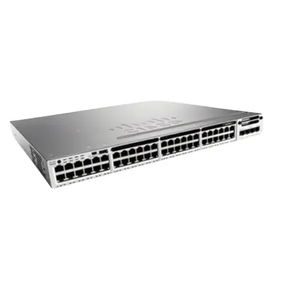 Cisco Catalyst C9300-48P Managed Network Switch with C9300-NM-8X Uplink Module | 48 x Gigabit PoE+ Ports | 8 x 10G SFP+ Uplinks | Enterprise Layer 3 | StackWise-480 Cisco Catalyst C9300-48P Managed Network Switch with C9300-NM-8X Uplink Module | 48 x Gigabit PoE+ Ports | 8 x 10G SFP+ Uplinks | Enterprise Layer 3 | StackWise-480