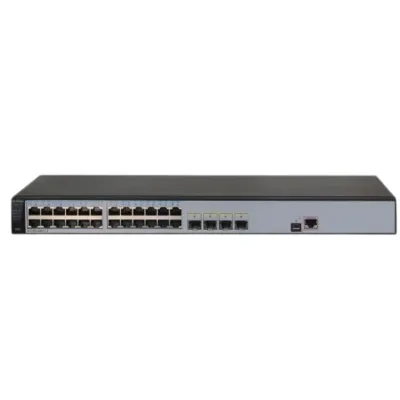 Huawei S5700-28P-LI-DC Gigabit Managed Ethernet Switch | 24-Port GE RJ45 + 4-Port GE SFP | Layer 3 Switch