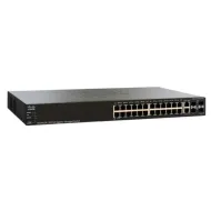 Cisco SG350-28P 28-Port Gigabit PoE+ Managed Switch | 24× Gigabit Ethernet Ports + 4× Gigabit Combo Uplink Ports | Layer 3 Managed Switch | 195W PoE Budget | Small Business Series