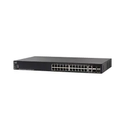 Cisco SG550X-24P-K9-IN 24-Port Gigabit PoE+ Stackable Managed Switch with 4×10G SFP+ Uplink Ports Cisco SG550X-24P-K9-IN 24-Port Gigabit PoE+ Stackable Managed Switch with 4×10G SFP+ Uplink Ports