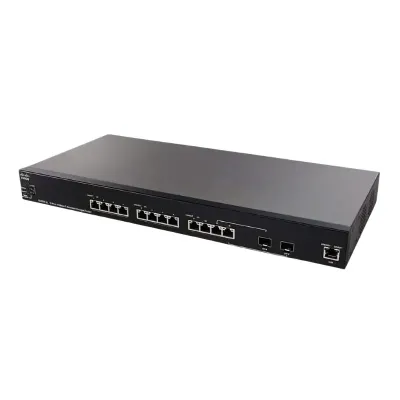 Cisco SX350X-12-K9-NA 12-Port 10G Managed Stackable Switch | 10GbE Ethernet | Layer 3 Cisco SX350X-12-K9-NA 12-Port 10G Managed Stackable Switch | 10GbE Ethernet | Layer 3