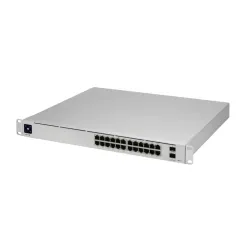 Ubiquiti UniFi USW-PRO-24-POE 24-Port Gigabit Layer 3 PoE Managed Switch with 2× 10G SFP+