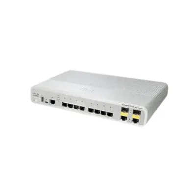 Cisco Catalyst WS-C3560CG-8PC-S Compact 8-Port Gigabit PoE Managed Switch with 2×Gigabit SFP Uplinks
