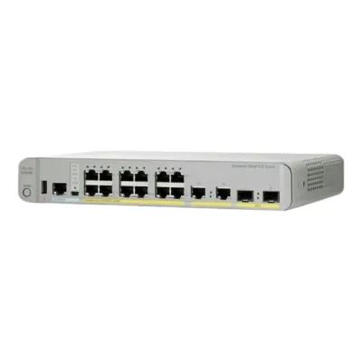 Cisco Catalyst 3560-CX WS-C3560CX-12PD-S 12-Port Gigabit PoE+ Compact Managed Layer 3 Switch with 2×10G SFP+ Uplinks Cisco Catalyst 3560-CX WS-C3560CX-12PD-S 12-Port Gigabit PoE+ Compact Managed Layer 3 Switch with 2×10G SFP+ Uplinks