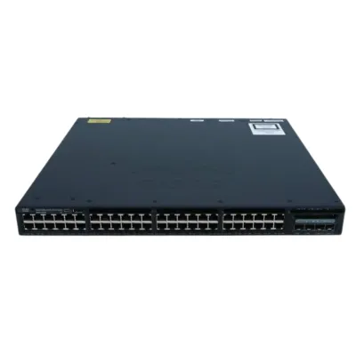 Cisco WS-C3650-48FS-E Catalyst 3650 48-Port Full PoE+ Managed Switch with 4×10G SFP+ Uplinks, IP Services Cisco WS-C3650-48FS-E Catalyst 3650 48-Port Full PoE+ Managed Switch with 4×10G SFP+ Uplinks, IP Services
