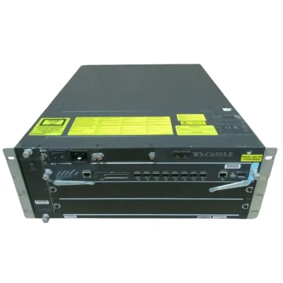 Cisco Catalyst WS-C6503-E 3-Slot Modular Switch Chassis Enterprise Network Switch Cisco Catalyst WS-C6503-E 3-Slot Modular Switch Chassis Enterprise Network Switch