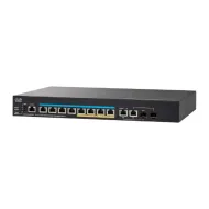 Cisco SG350X-8PMD-K9-NA 8-Port Gigabit Managed Switch with PoE+ | 2×10G SFP+ Uplinks | Stackable Layer 3 Switch