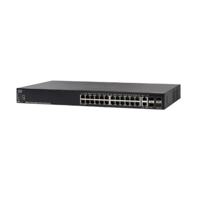 Cisco SG550X-24-K9-IN 24-Port Gigabit Stackable Managed Switch with 4×10G SFP+ Uplinks | Layer 3 Cisco SG550X-24-K9-IN 24-Port Gigabit Stackable Managed Switch with 4×10G SFP+ Uplinks | Layer 3