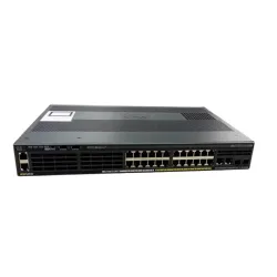 Cisco Catalyst WS-C2960X-24PSQ-L 24-Port Gigabit PoE+ Managed Network Switch with 10G SFP+ Uplinks Cisco Catalyst WS-C2960X-24PSQ-L 24-Port Gigabit PoE+ Managed Network Switch with 10G SFP+ Uplinks