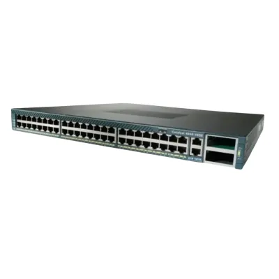Cisco Catalyst WS-C4948-48P 48-Port Gigabit Ethernet PoE Managed Network Switch Cisco Catalyst WS-C4948-48P 48-Port Gigabit Ethernet PoE Managed Network Switch