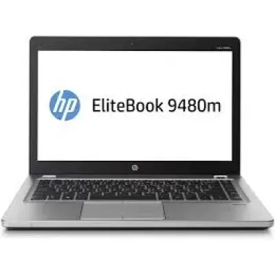 Refurbished HP Elitebook Folio 9480M Laptop i5 4th Gen 4GB 128GB SSD 14inch DOS
