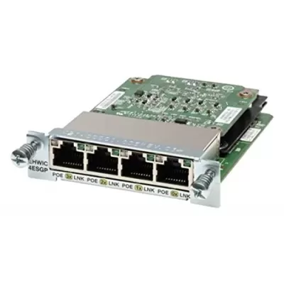Cisco EHWIC-4ESG 4-Port Gigabit Ethernet Enhanced High Speed WAN Interface Card