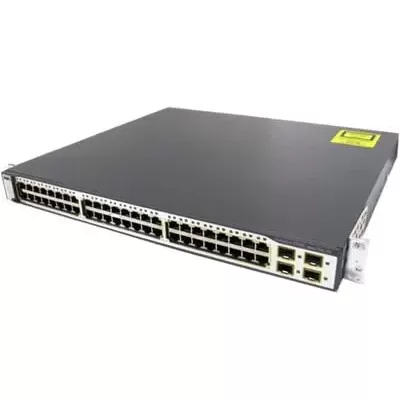 Cisco Catalyst WS-C3750-48PS-E 48 Ports Layer 3 Managed Switch