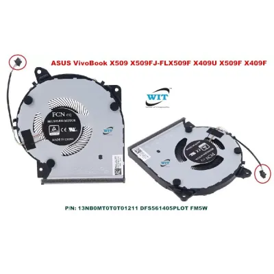 Laptop CPU Cooling Fan ASUS VivoBook X509 X509FJ X509ja X509F X409F X509U m509 cpu fan origina DFS561405PLOT FM5W Fanl