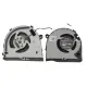 CAQL GPU + CPU Cooling Fan for Dell G3-3579 3779 G5 5587 Gaming Laptop, P/N: 0TJHF2 0GWMFV, One Pair Fan