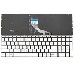 Silver Backlit Keyboard For HP 15-DA 15-DB 15-DF 15-DX 15G-DR 15-CR 15s-du 15s-fq 15s-eq 15-CS 255 G7