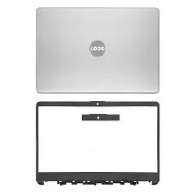 HP 14-DQ 14S-EQ 14s-FQ 14S-DR 14S-FR Laptop Screen Back Cover LCD Top Panel Cover with Bezel Silver Color TPN-Q221 TPN-Q242