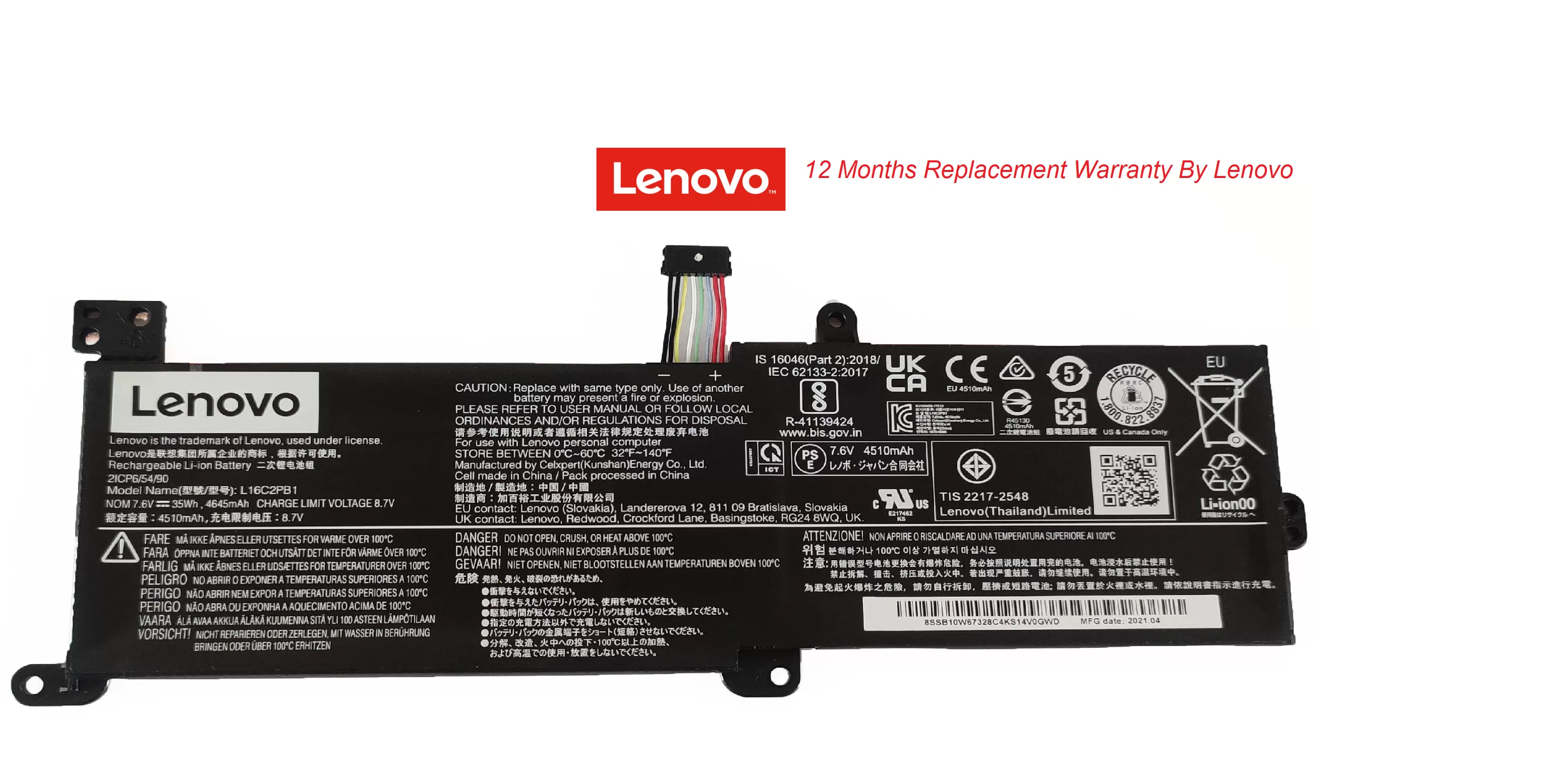 BLESYS L16L2PB2 L16C2PB2 L16M2PB2 Batterie pour Lenovo IdeaPad 320 BLESYS L16L2PB2 L16C2PB2 L16M2PB2 Batterie pour Lenovo IdeaPad 320