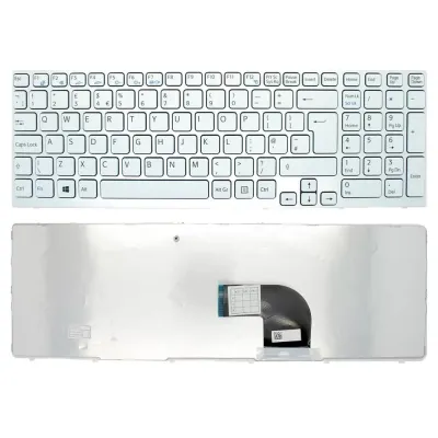 Sony Vaio SVE151G13W Laptop Keyboard White Sony Vaio SVE151G13W Laptop Keyboard White
