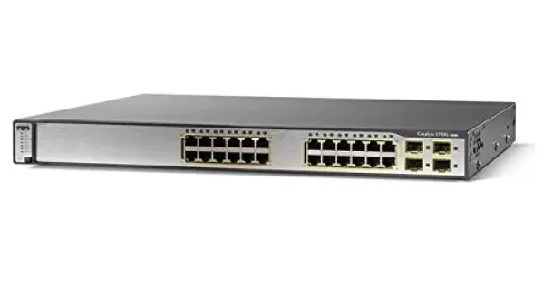 Cisco Catalyst 3750 Series 24 Ports Ethernet Managed Switch WS-C3750-24TS-S