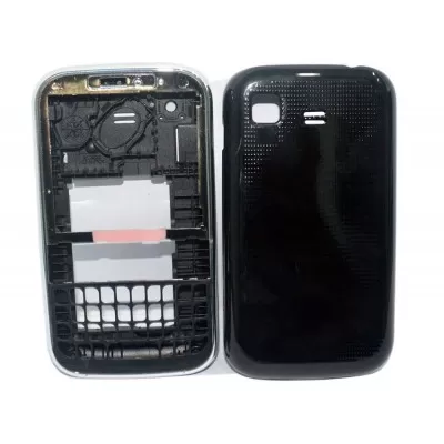 Samsung Chat 322 DUOS Full Body Housing - Black