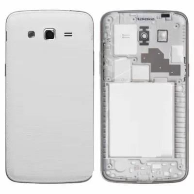 Samsung Galaxy Grand 2 SM-G7102 with dual SIM Full Body Housing - White