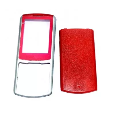 Samsung S3310 Full Body Housing - Red & Silver