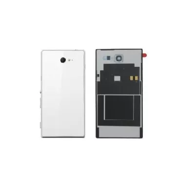 Replacement Back Housing for Sony Xperia M2 dual D2302 Full - White