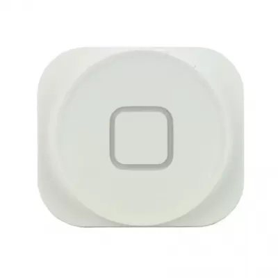 Apple iPhone 5 Home Button Outer with Plastic Key-White
